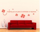 Anything You are Good at Quotes Wall Decal Motivational Clover Stickers